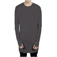 thumbnail image 1 of Posijego Men's Long Sleeve Shirts with Thumbholes Outdoor Hiking Tee Athletic Running Tops for Men, 1 of 5