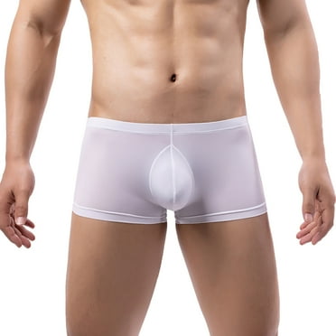 Posijego Men's Short Leg Underwear Seamless Boxer Briefs Breathable Soft Comfortable Underpants for Men