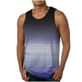 thumbnail image 1 of Posijego Mens Beach Tank Tops Stretch Comfort Summer Casual Loose Sleeveless Vacation Shirts Tank Tees, 1 of 4