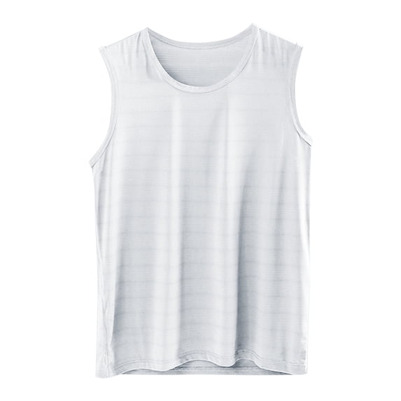Posijego Mens Big and Tall Tank Tops Breathable Workout Exercise Tank Shirts Fitness Tank Tees Activewear for Men