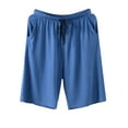 thumbnail image 1 of Posijego Mens Pajama Shorts Big and Tall Lounge Shorts for Men Soft Sleep Shorts with Pockets Sleepwear, 1 of 5