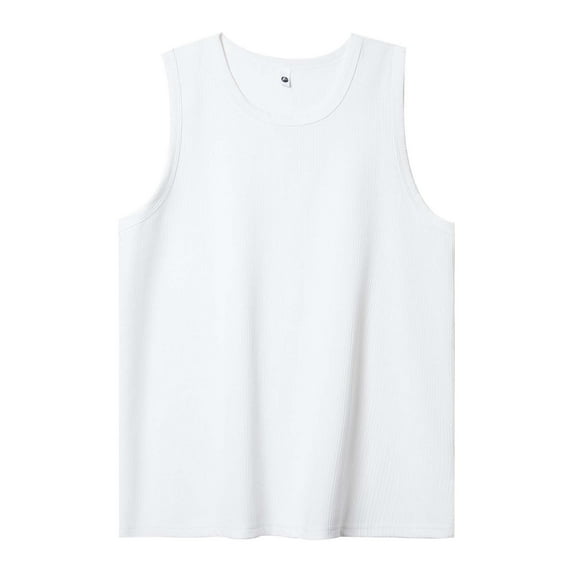 Posijego Mens Ribbed Tank Tops Big and Tall Tank Shirts Sleeveless Comfort Soft Stretch Loose Tank Tops for Men