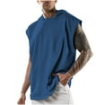 thumbnail image 1 of Posijego Mens Tank Tops Hooded Sleeveless Streetwear T-Shirts Athletic Workout Muscle Gym Shirts for Men, 1 of 3