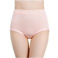 thumbnail image 1 of Posijego Plus Size Cotton Briefs Women's High Waist Breathable Underwear Soft Full Coverage Hipster Panties, 1 of 3