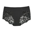 thumbnail image 1 of Posijego Plus Size Underwear for Women Lace Bikini Panties High Waist Stretch Comfortable Breathable No Show Briefs, 1 of 3