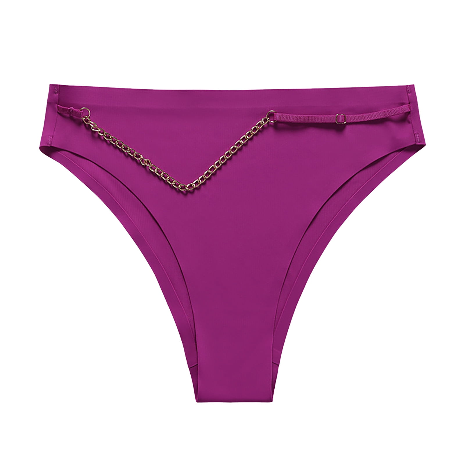 Posijego Seamless Thongs for Women Solid Color Soft No Show Underwear