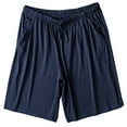 thumbnail image 1 of Posijego Sleep Shorts for Men Stretch Elastic Waist Casual Shorts Men's Pajama Shorts with Pockets, 1 of 5