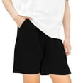 thumbnail image 1 of Posijego Summer Teen Girls Boys Shorts Solid Color Casual Athletic Shorts Kids Running Shorts with Pockets, 1 of 5