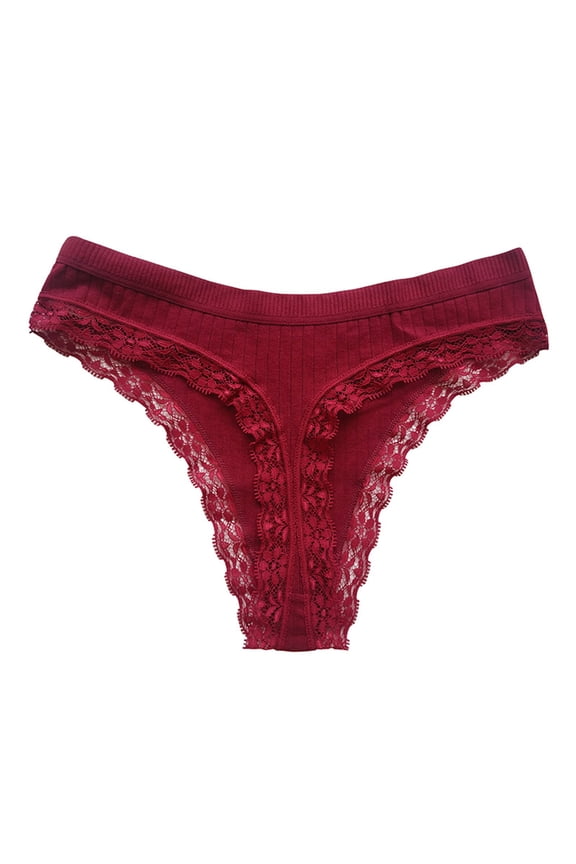 T Back Thongs for Women Floral Lace High Waisted Thong Panties Ladies G-String Comfort Underwear
