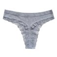 thumbnail image 1 of Posijego T Back Thongs for Women Floral Lace High Waisted Thong Panties Ladies G-String Comfort Underwear, 1 of 2