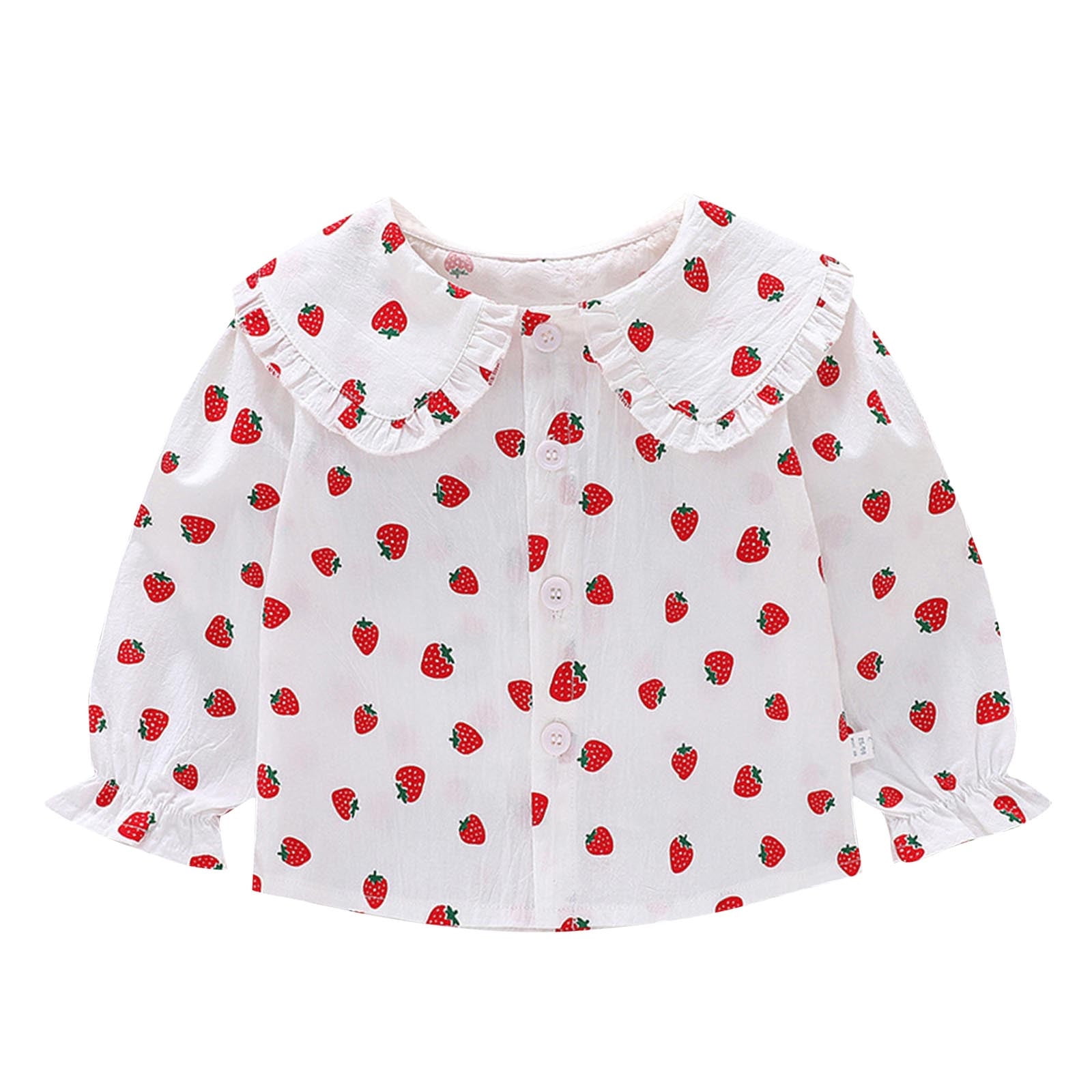 Posijego Toddler Baby Girls Long Sleeve Shirts Kids Little