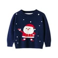 thumbnail image 1 of Posijego Toddler Baby Ugly Christmas Sweater Long Sleeve Crew Neck Cute Knit Sweater Pullover Top Girls Boys, 1 of 6
