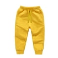thumbnail image 1 of Posijego Toddler Boys Jogger Sweatpants Solid Color Soft Elastic Waist Casual Pants Kids Active Long Pants, 1 of 4