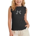 thumbnail image 1 of Posijego Toddler Girls Cute Tank Tops Bow Front Sleeveless Tank Shirts for Little Girls Summer Going out Tank Tops, 1 of 8