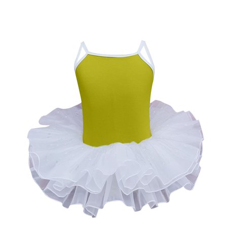Posijego Toddler Girls Dance Leotards Gymnastics Camisole Skirts Sleeveless Bodysuits for Girls