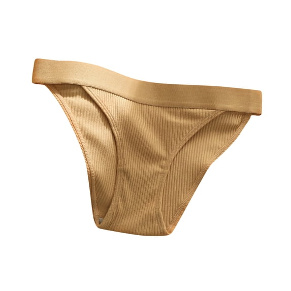 Posijego Underwear for Women Cotton Bikini Panties High Cut String Hipster Ladies Breathable Sports Underpants