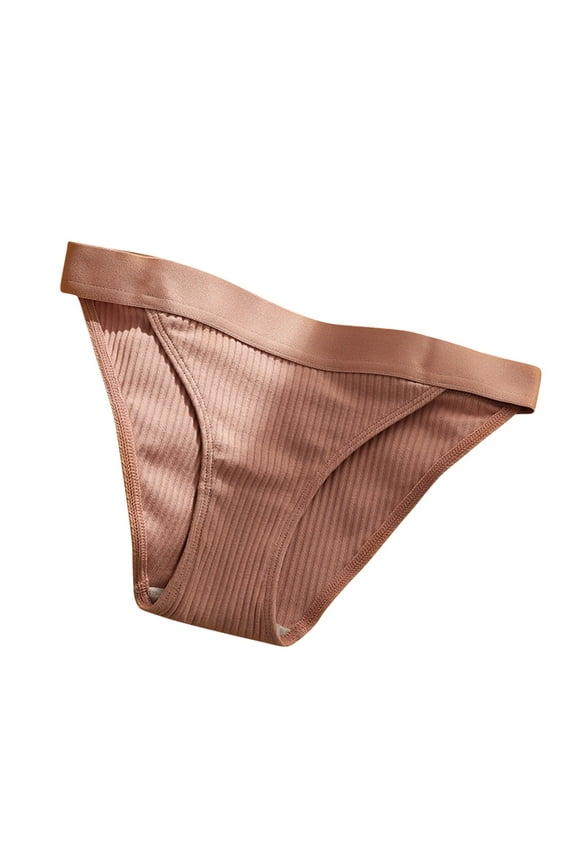 Underwear for Women Cotton Bikini Panties High Cut String Hipster Ladies Breathable Sports Underpants