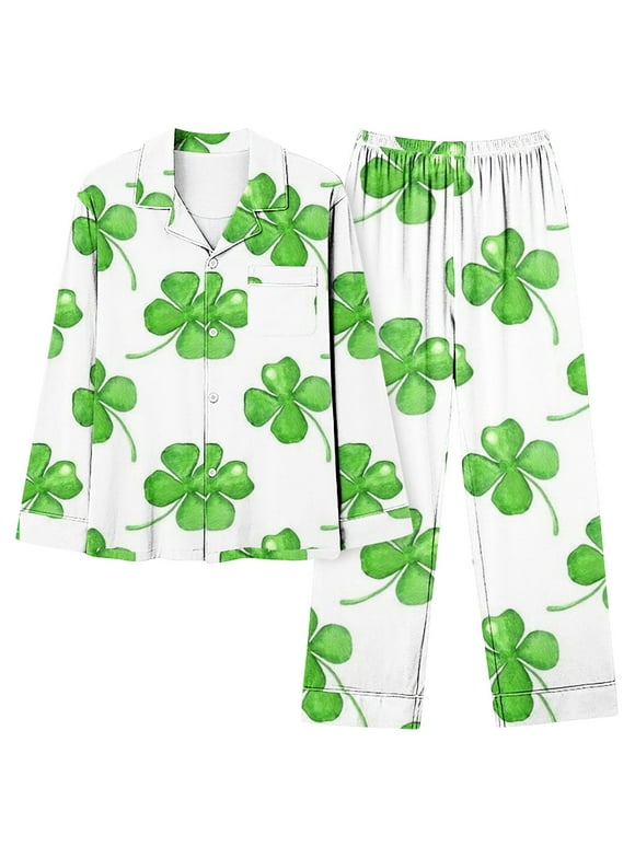 st patricks day pajamas toddler