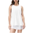thumbnail image 1 of Posijego Women's Athletic Tank Tops Tennis Fitness Running Tank Shirts Summer Sports Sleeveless Tees Activewear, 1 of 4