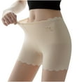 thumbnail image 1 of Posijego Women's Bloomers Elastic High Waist Shorts Underwear Slim Slits Bottom Boyshorts for Under Dress, 1 of 5