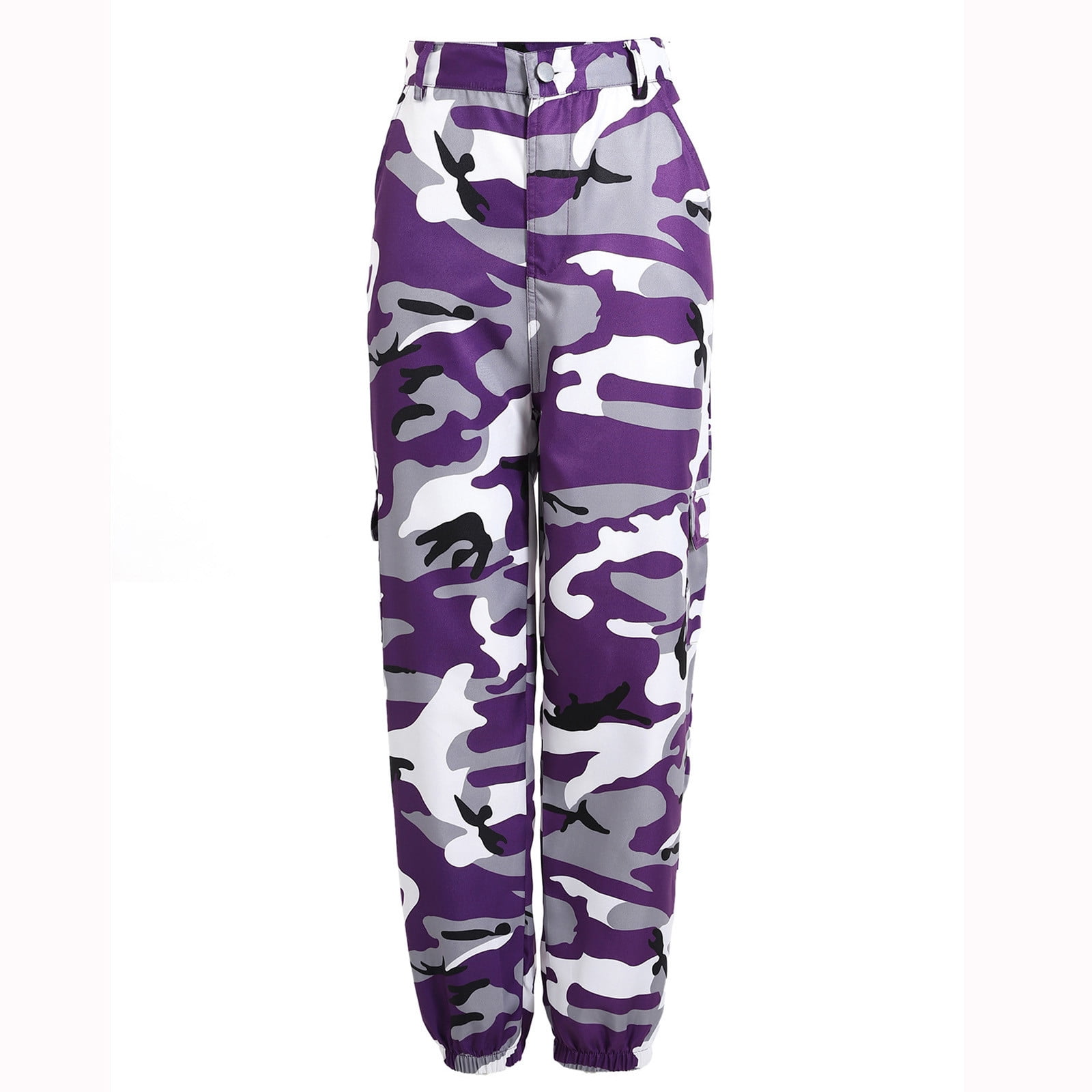 Posijego Women s Camouflage Cargo Pants Casual High Waisted Baggy Joggers Womens Camo Printed Sweatpants