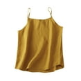 thumbnail image 1 of Posijego Women's Cotton Linen Cami Tops Summer Casual Loose Tank Tops Sleeveless Camisole Shirts, 1 of 3