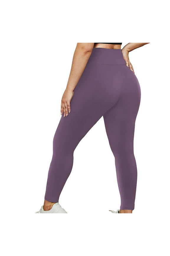 Women's High Waist Leggings Stretchy Slim Plus Size Yoga Pants Quick Dry Sport Leggings