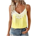 thumbnail image 1 of Posijego Women's Lace Tank Tops V Neck Camisoles Sleeveless Dressy Casual Summer Loose Tanks for Women, 1 of 9