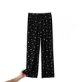 thumbnail image 1 of Posijego Women's Pajama Pants Straight Leg Soft Sleep Pants Bow Print Lightweight Summer Casual Lounge Pants with Pockets, 1 of 5