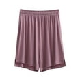 thumbnail image 1 of Posijego Women's Pj Pajama Shorts Solid Color Soft Stretch Comfy Wide Leg Casual Sleepwear Shorts for Ladies, 1 of 5
