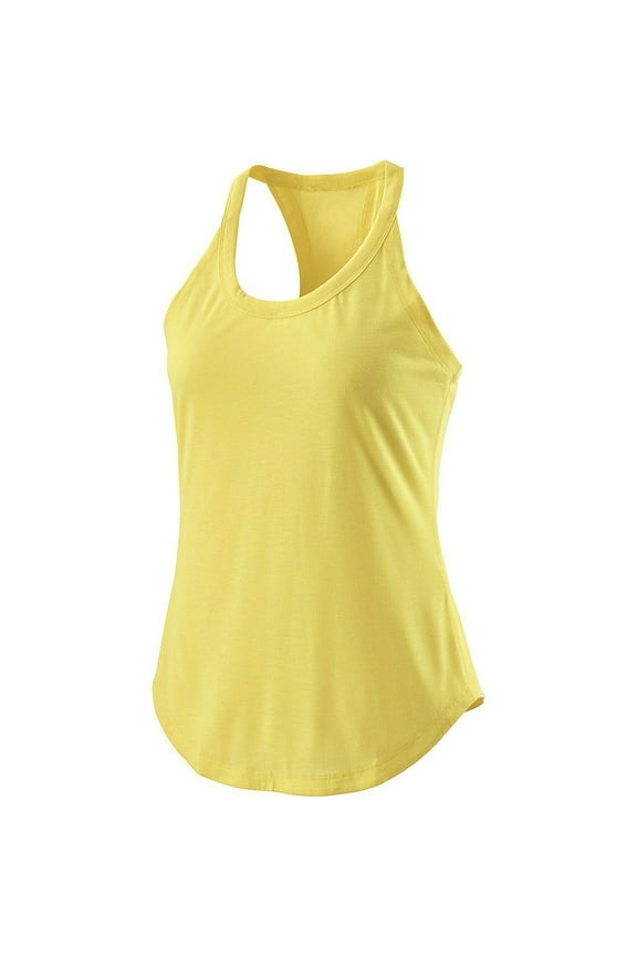 Women's Tank Tops Workout Yoga Shirts Racerback Athletic Gym Running Tank Tee Activewear