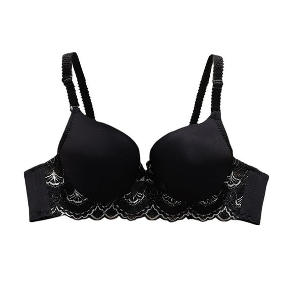 Posijego Women's Wireless Bra Lace Push up Everyday Bralette Breathable Comfortable Soft Bra for Women