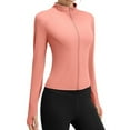 thumbnail image 1 of Posijego Women's Workout Jacket Slim Yoga Cropped Jackets Stand Collar Zipper Outdoor Athletic Running Tops, 1 of 4