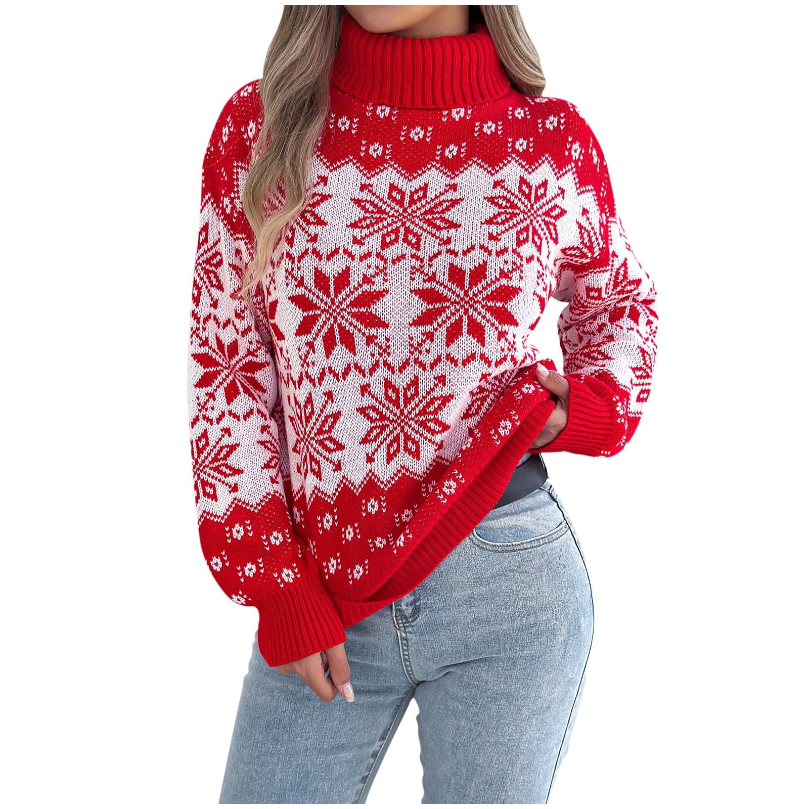 Jersey Navideño Para Mujer - Suéter Feo De Navidad Con Estampado Divertido, Tops De Invierno