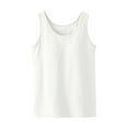 thumbnail image 1 of Posijego Womens Cotton Tank Tops with Bra Pads Sleeveless Shirts Basic Summer Tank Tee for Women, 1 of 6