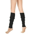 thumbnail image 1 of Posijego Womens Leg Warmers 80s Ribbed Knit Warm Footless Boot Socks Winter Long Socks for Party Accessories, 1 of 4