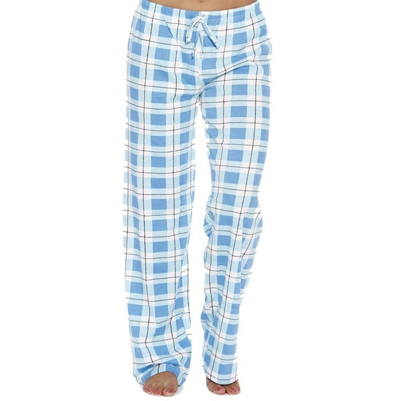 Posijego Womens Plaid Pajama Pants Plus Size Lounge Pants Ladies Drawstring Elastic Waist Pj Sleepwear Pants