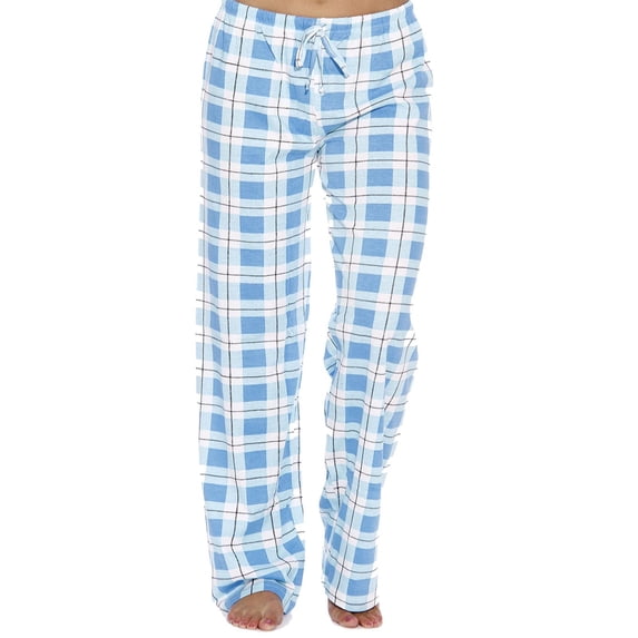 Posijego Womens Plaid Pajama Pants Plus Size Lounge Pants Ladies Drawstring Elastic Waist Pj Sleepwear Pants