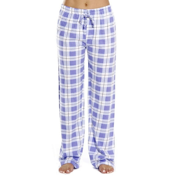 Posijego Womens Plaid Pajama Pants Plus Size Lounge Pants Ladies Drawstring Elastic Waist Pj Sleepwear Pants