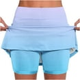 thumbnail image 1 of Posijego Womens Shorts Skirt High Waist Yoga Gym Sport Skorts Running Workout Athletic Mini Skirt Shorts, 1 of 5