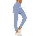 thumbnail image 1 of Posijego Womens Skirted Leggings Slim Stretch High Waistt Yoga Tennis Golf Skorts Leggings for Women, 1 of 7