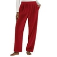 thumbnail image 1 of Posijego Womens Soft Fleece Pajama Pants Fall Winter Warm Fuzzy Pj Bottoms Lounge Pants Sleepwear, 1 of 5
