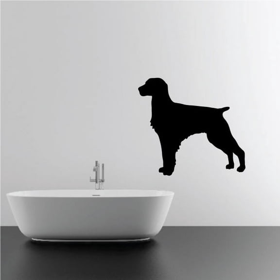 Posing Brittany Dog Decal - 36 Inches