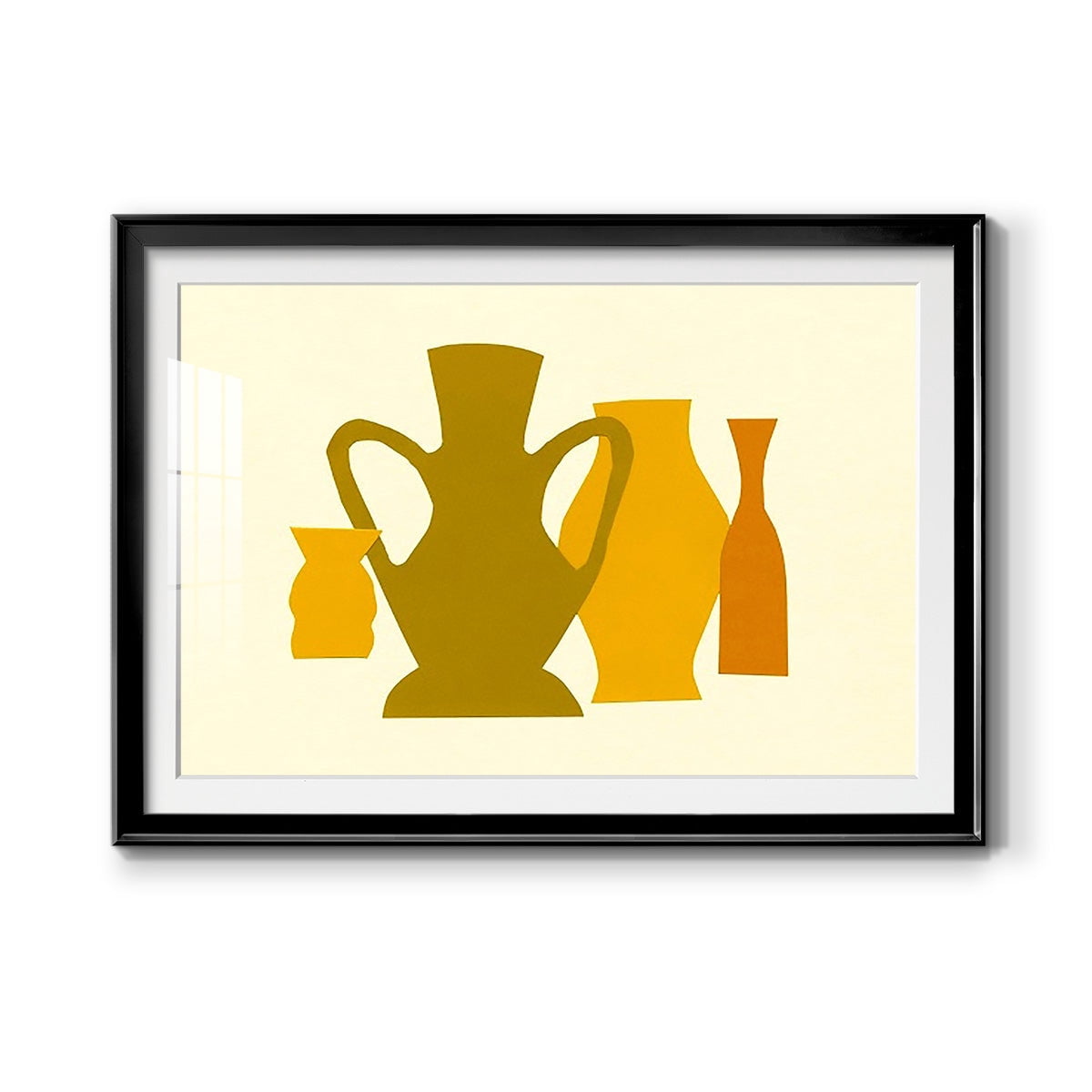 Posing Pottery I Premium Framed Print - Ready to Hang