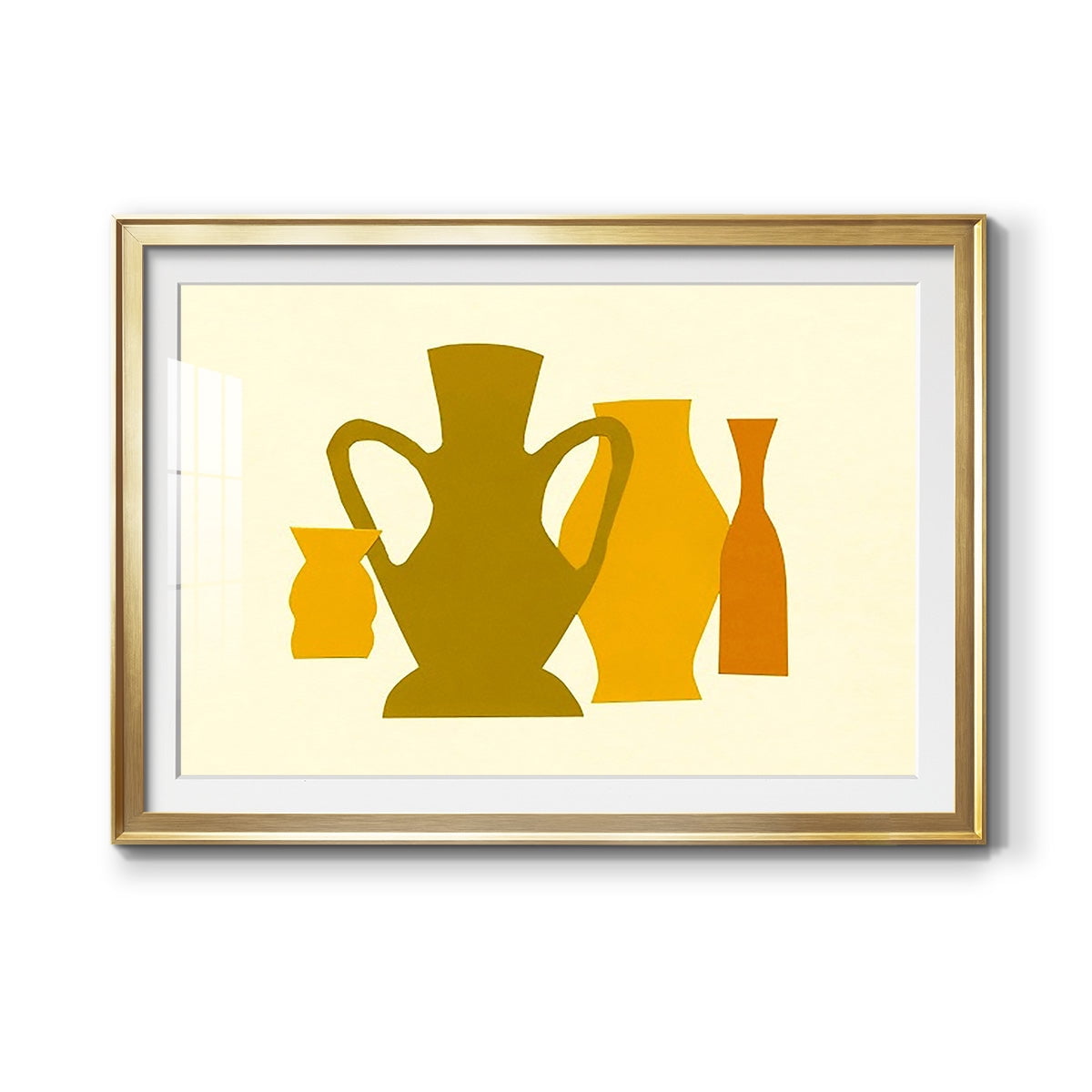 Posing Pottery I Premium Framed Print - Ready to Hang