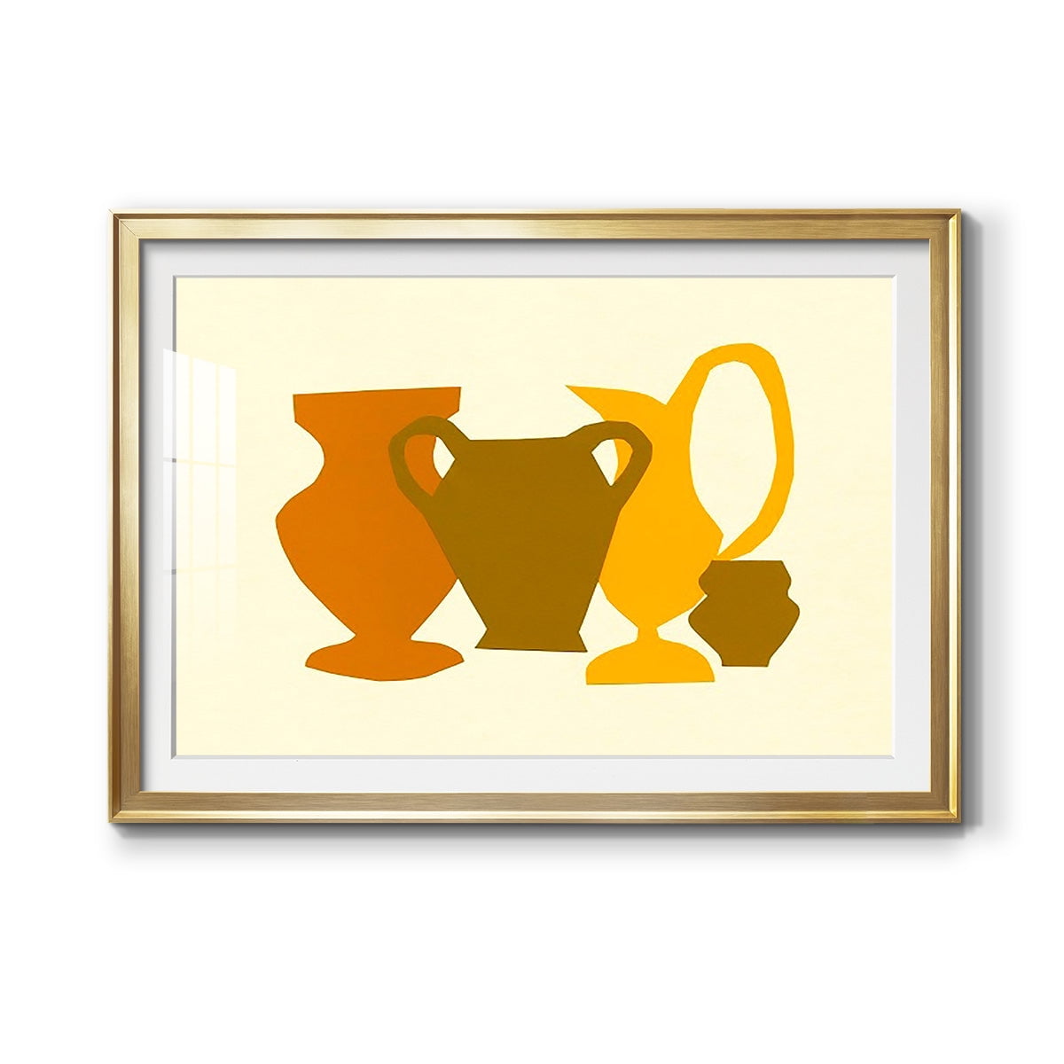 Posing Pottery II Premium Framed Print - Ready to Hang