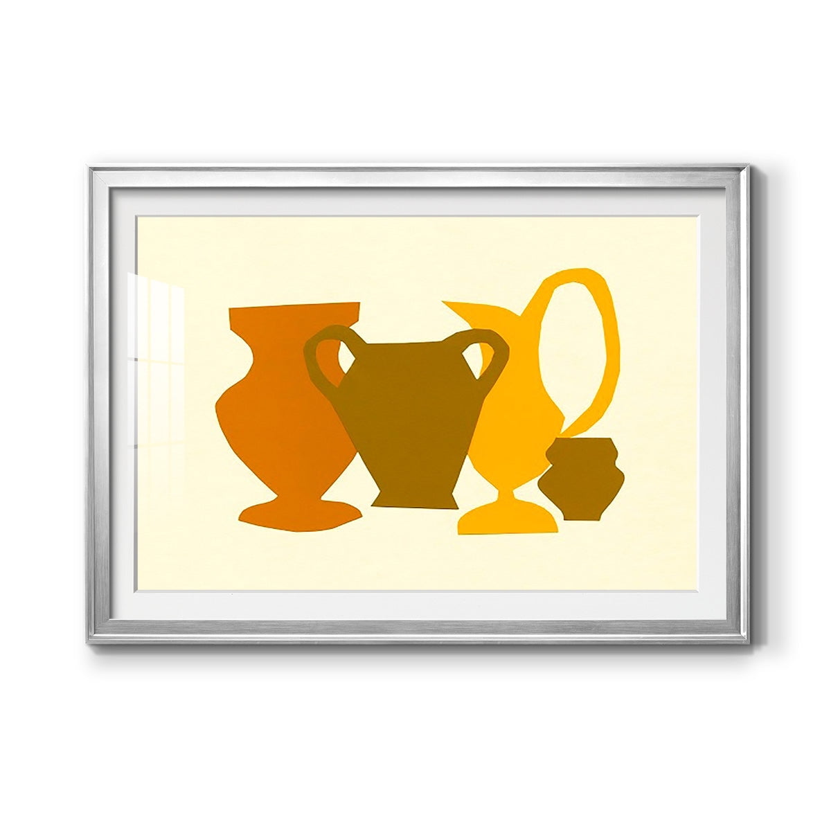Posing Pottery II Premium Framed Print - Ready to Hang