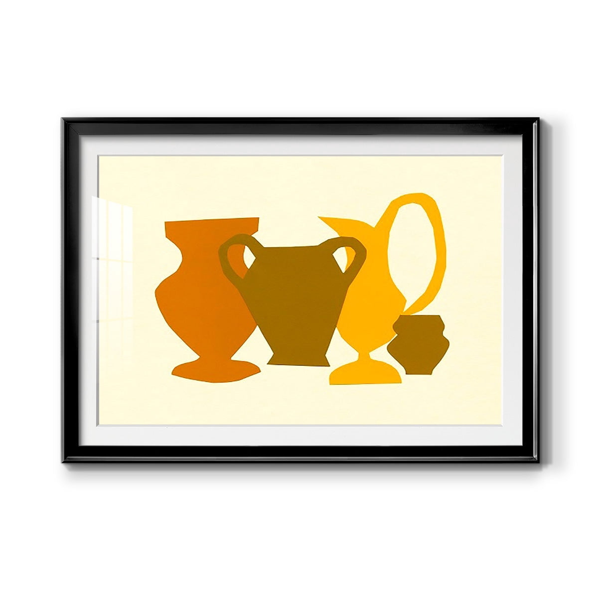 Posing Pottery II Premium Framed Print - Ready to Hang