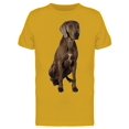thumbnail image 1 of Posing Weimaraner, Sits Tee Men's -Image by Shutterstock, 1 of 2