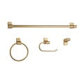thumbnail image 1 of Positano 4-Piece Matte Brass Bathroom Hardware Accessory Kit, 1 of 7